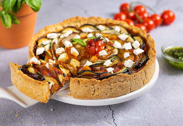 Shortcrust Pie with Summer Vegetables