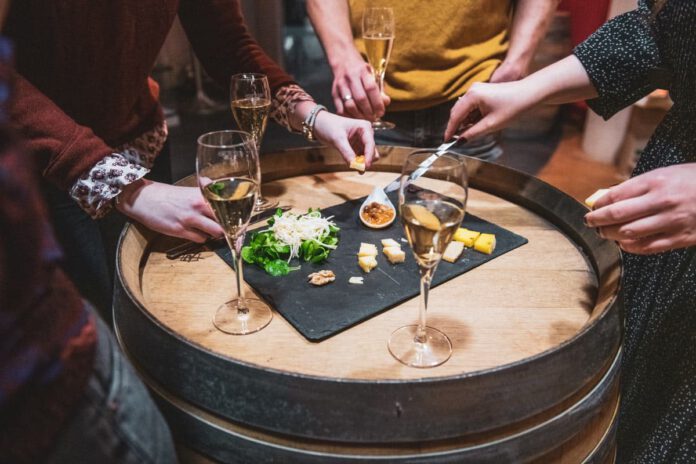 Wine Cheese Enjoy