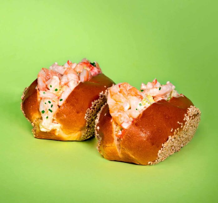 Prawn brioche rolls