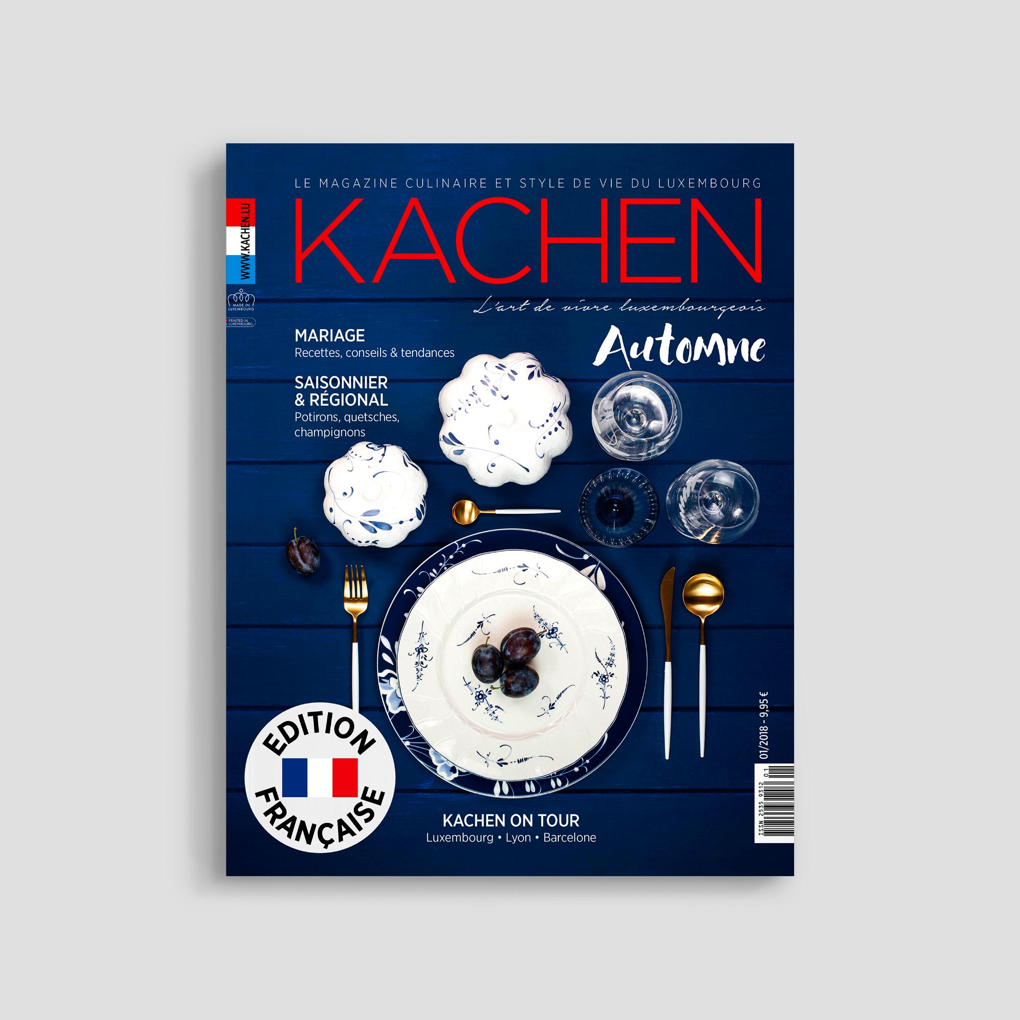 KACHEN magazine autumn edition with table setting.